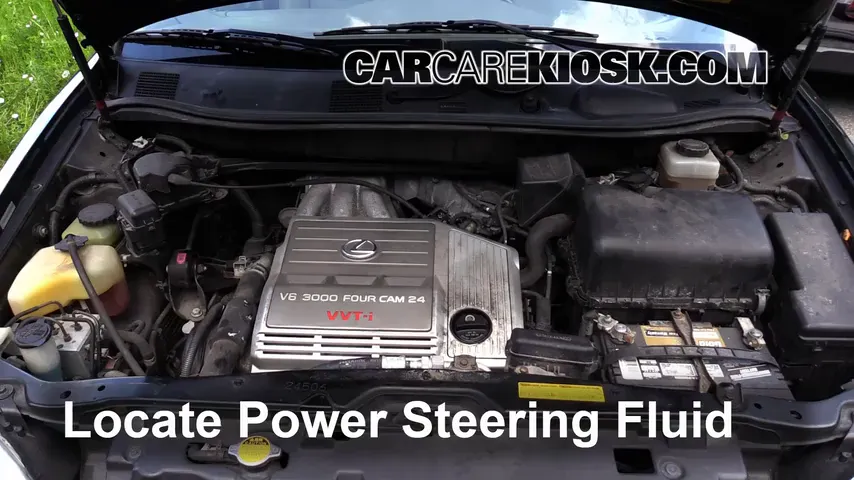2003 Lexus RX300 3.0L V6 Power Steering Fluid Add Fluid